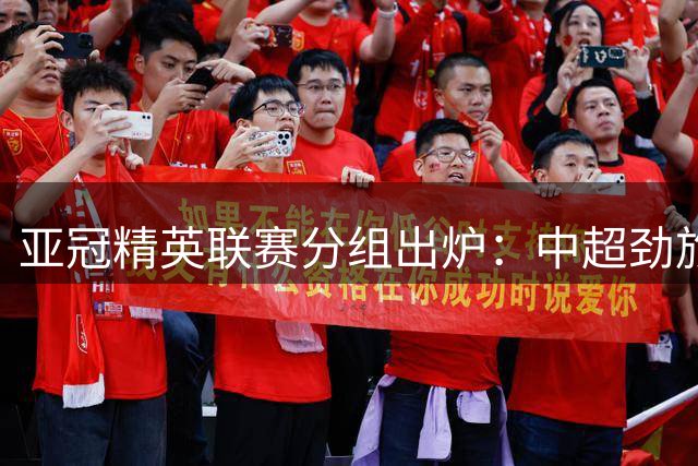 亚冠精英联赛分组出炉：中超劲旅海港领衔东亚，利雅得胜利位居西亚第二梯队